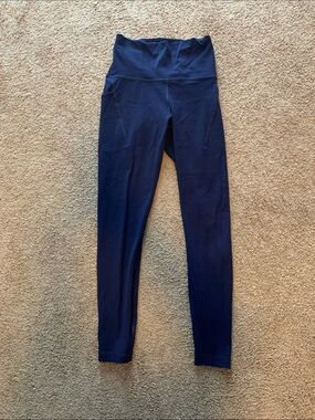 Quince Deep Navy Active Leggings